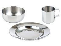 stainless steel dishes