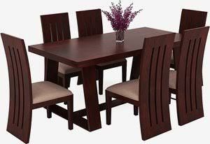 wooden dinning table set