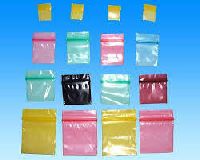 coloured zip lock bags