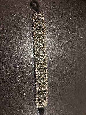 Silver Oxidized Bracelet