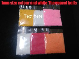 1mm colour thrmacol balls