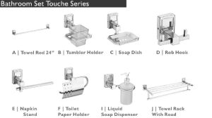 Touche Series Bathroom Fittings