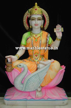 marble gayatri mata statue