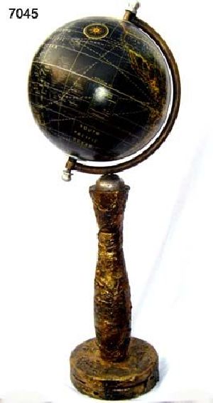 Iron & Wood Globe