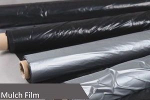 Non Printed Mulch Films