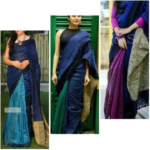 Linen Saree