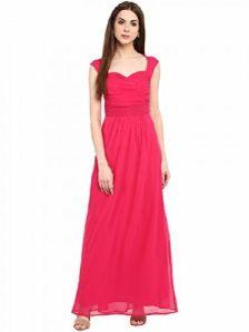 Womens Georgette Maxi Dress