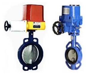 Electrical Actuator Operated Butterfly Valve