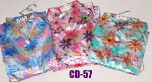 CD-57 ladies flower print raincoat