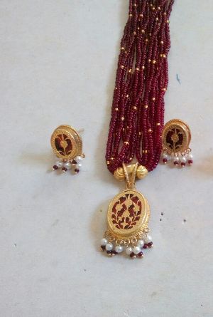 Beaded Theva necklace Set