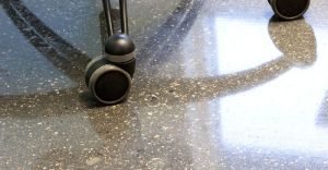 polished concrete floor