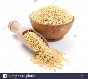 white millet seeds