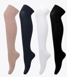 Cotton knee socks