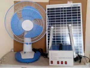 Solar Rechargeable Fan