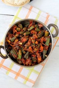 Tomato Bhindi Fry