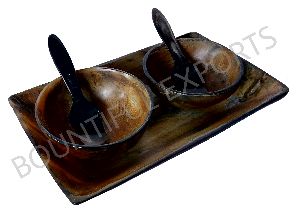 Horn serving Tray