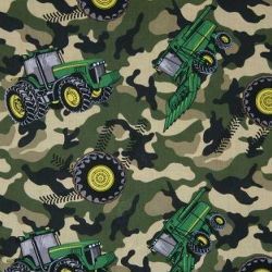 Printed Tractor Hood Fabric