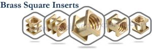 Brass Square Inserts