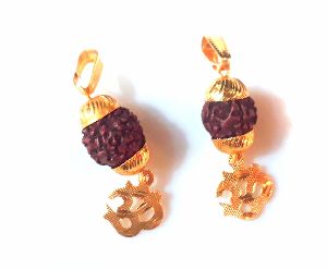 Rudraksha earrings