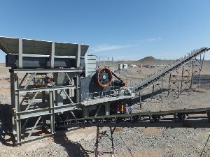 Feldspar stone processing plant