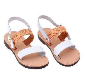 girls leather sandals