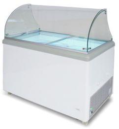 glass top freezer