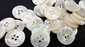 White MOP Buttons