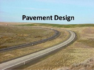 Pavement Design Services