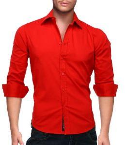 Red Cotton Shirt