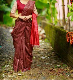 Ghicha daie silk saree