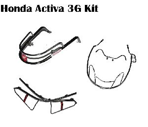 Honda Activa 3G Stainless Steel Guard Kit