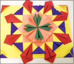 3D Paper Rangoli