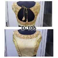 Golden Embroidered Fashion Blouse