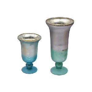 Wine Glass Shaped Flower Vases