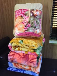 Floral Mink Blankets