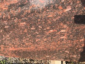 Red Papery Granite Slabs