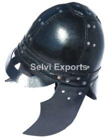 Medieval Leather Viking Helmet