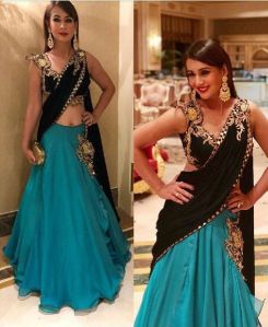 Draping Dupatta Style Lehenga