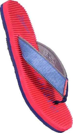 Mens Red Ultra Thin Flip Flop Slippers