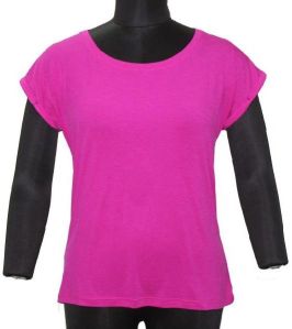 Pink Round Neck T-Shirt