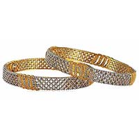 Penny Jewels Golden Alloy Bangle Set