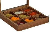 wooden spice boxes