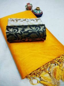 New Designer Tussar Silk Saree