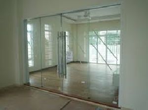 shop front glass gate