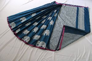 Silk cotton sarees With attached designer blouse