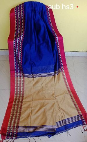 SUB handloom silk cotton temple border sarees