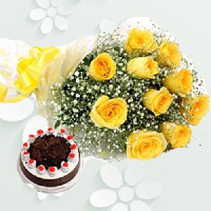 Yellow Roses Bouquet