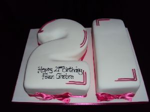 Double Number Birthday Cake