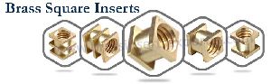 Brass Square Inserts