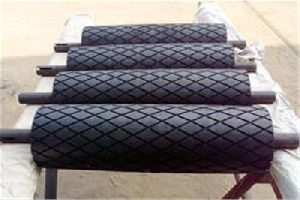 Diamond Grooved Rubber Roller